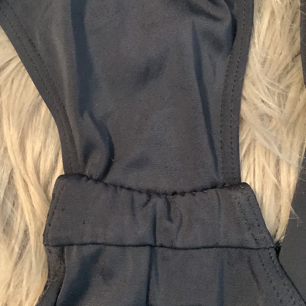 Designer Swim Skirt Bottoms Panties Swimwear Black M - Picture 8 of 9